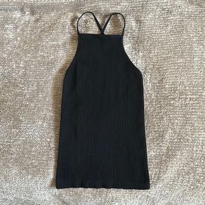 Black seamless tank